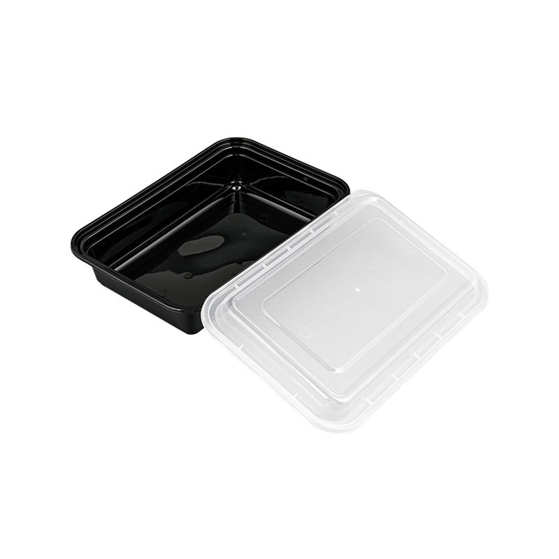 Heat and cold resistant easy-to-cleanplastic fast food box