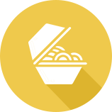 Plastic fast food box