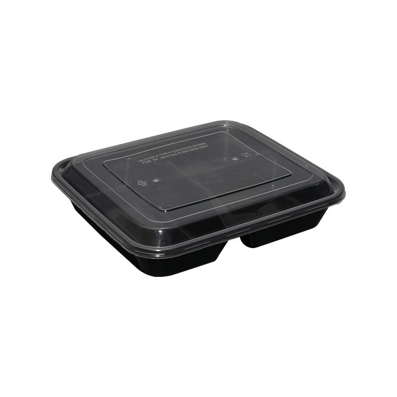 Classic reusable 3 compartment food containers, bento lunch boxes for school, work and travel