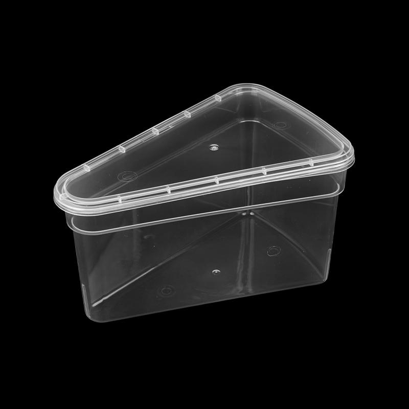 Plastic cake box for storing desserts suitable for bake sale