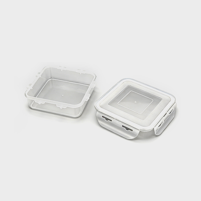 Blue Lockable Plastic Crisper Box