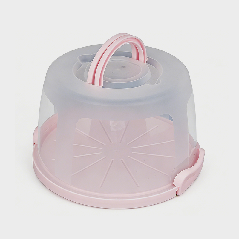 Clear Round Plastic Cake Box With Locking Lid