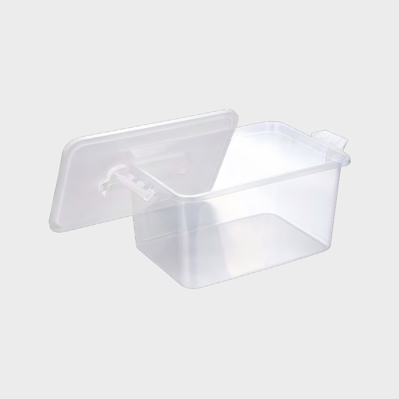 8L PP Storage Organizer Box with Hinged Lid PFS006